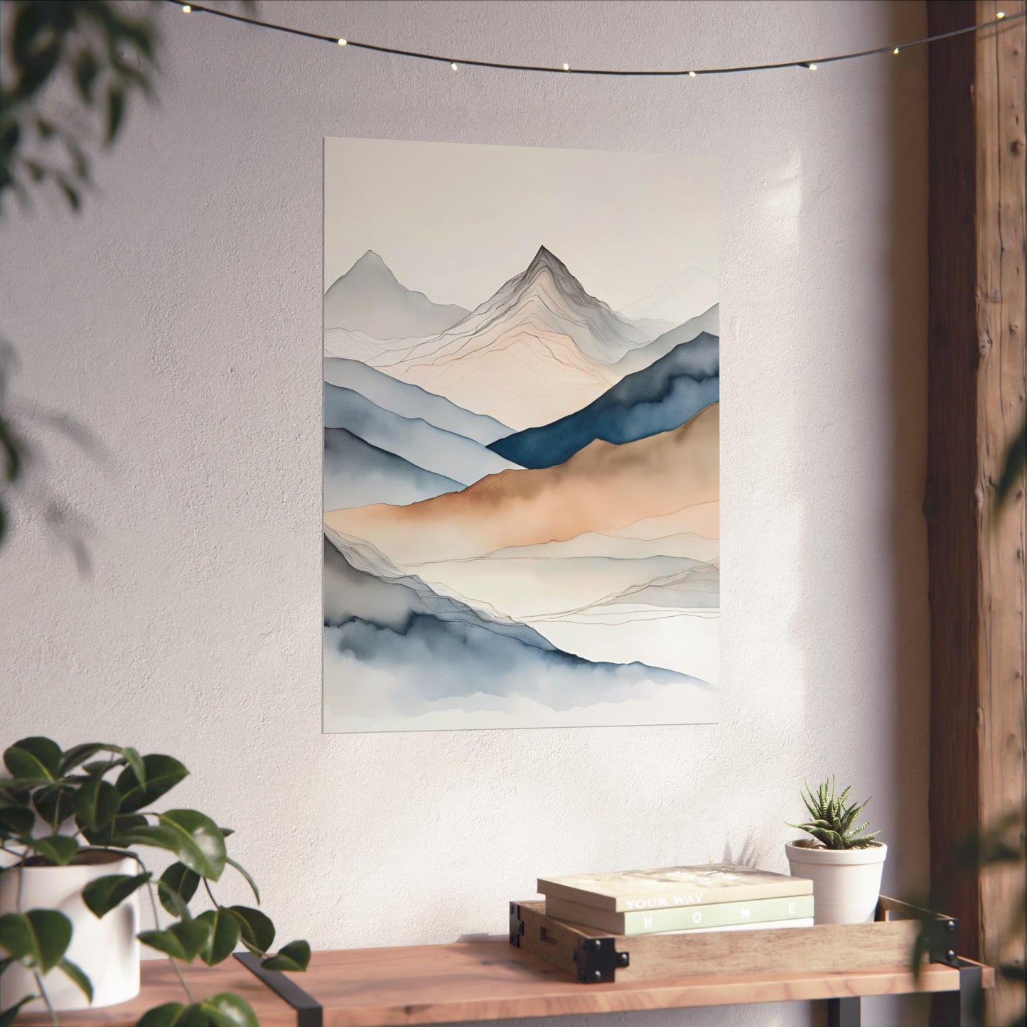 February Mountains – 20x28 Inch Fine Art Print