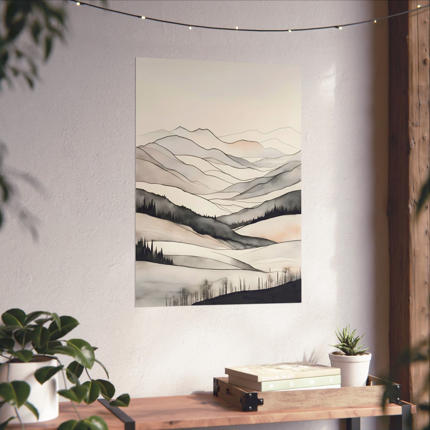 April Mountains – 20x28 Inch Fine Art Print