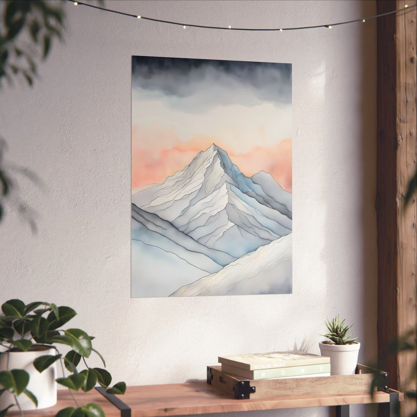 January Mountains – 20x28 Inch Fine Art Print