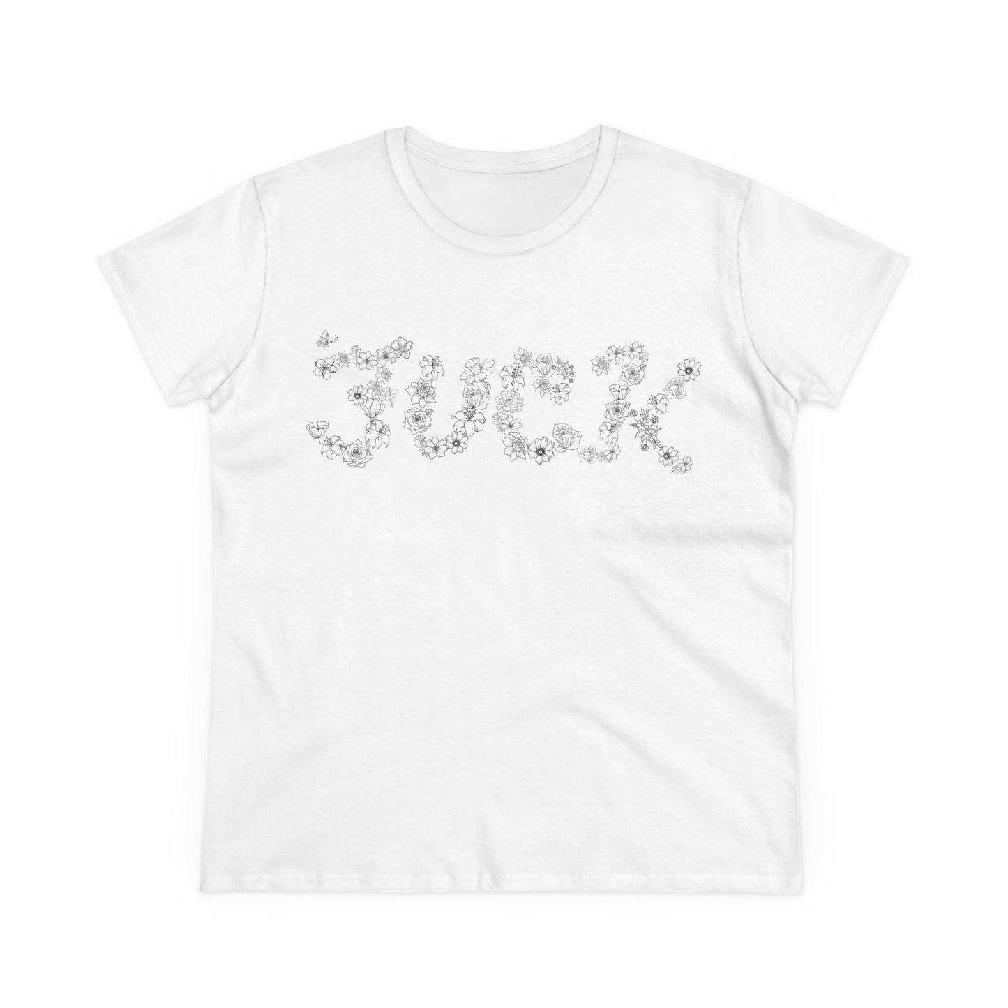 Say it with Flowers - Women's Midweight Cotton Tee